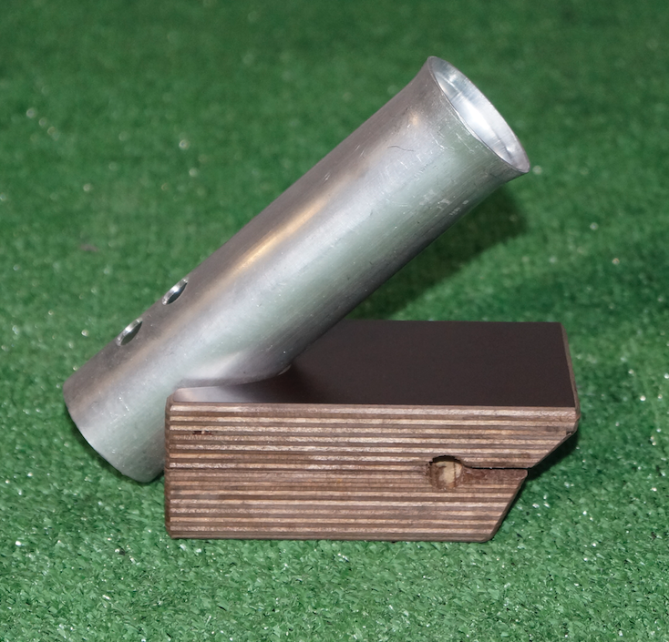 Универсальный крепежный блок под спиннинг с алюминиевой трубкой мини